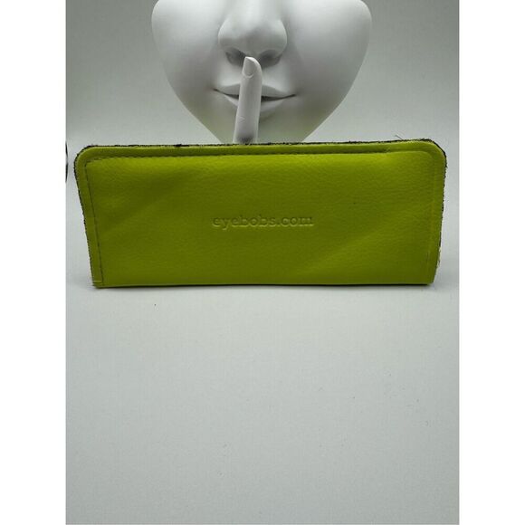 eyebobs eyeglass soft case lime green new without tags - Picture 2 of 2